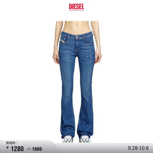 DIESEL女士25早秋微喇牛仔裤