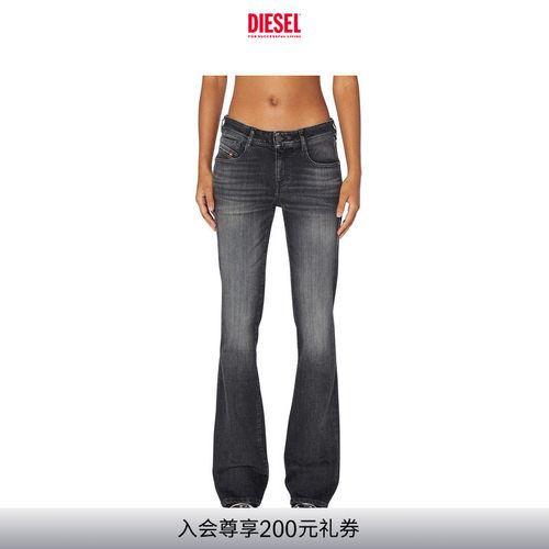 DIESEL女士25早秋微喇牛仔裤