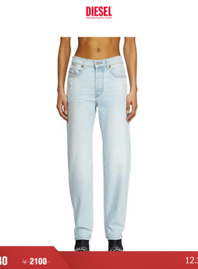 [折扣]DIESEL女士D-ARK低腰合身直筒牛仔裤A070190CLBF
