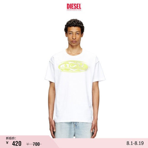 DIESEL男士25早秋短袖T恤