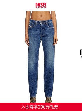DIESEL女士D-ARK低腰合身直筒牛仔裤A0701909L21