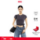 T恤A195200KIBY 短袖 折扣 DIESEL女士黑灰色绑带通勤修身