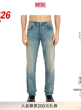 [新款]DIESEL男士26春夏D-FINITIVE中腰直筒牛仔裤A1023009N32