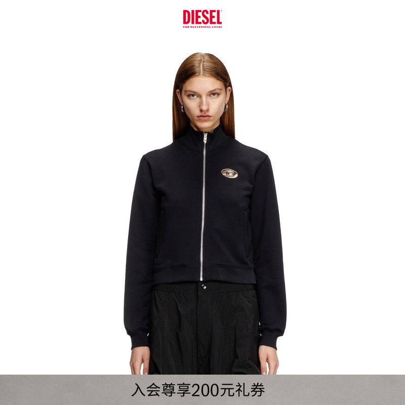 DIESEL女士25早秋黑色外套