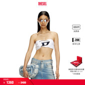 D白色黑色Y2K抹胸A119960LJAW 秀OVAL 折扣 DIESEL女士时装