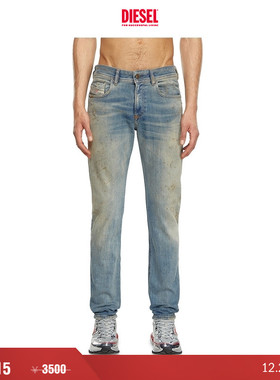 [折扣]DIESEL男士SLEENKER低腰紧身铅笔牛仔裤A0359509J25