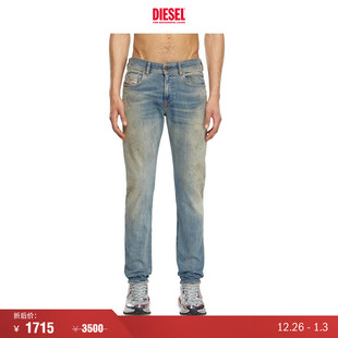 SLEENKER低腰紧身铅笔牛仔裤 DIESEL男士 A0359509J25 折扣