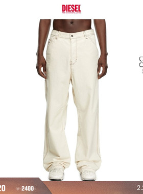 [折扣]DIESEL男士D-LIVERY中腰宽松阔腿牛仔裤A095860GRDQ
