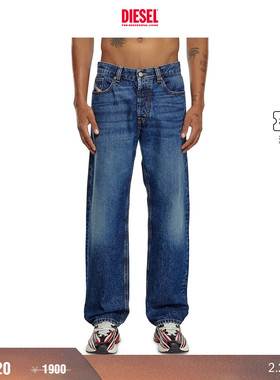 [折扣]DIESEL男士D-MACS中腰合身直筒牛仔裤A0414909I27