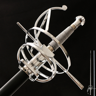 指挥击剑骑士加长金属道具练习升旗阅兵礼仪未开刃 迅捷剑西洋欧式