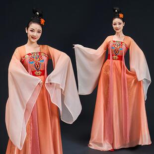 汉服襦裙广袖古典舞演出服女飘逸仙气艺考古装中国风汉唐舞蹈服装