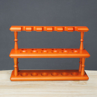 NewBee榉木烟斗架12位三层双层实木烟斗座男士收藏展示立式支架子