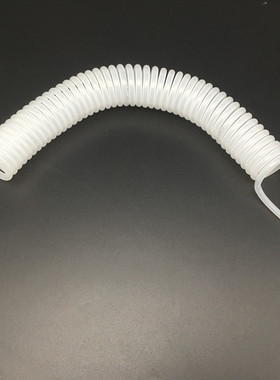 线圈软管 PE弹簧管 伸缩管 螺旋管 气动软管 纯水软管1/4 3/8