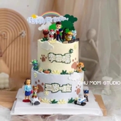 狗狗队蛋糕装 扮玩具甜品台儿童 饰摆件莱德天天毛毛生日男孩烘焙装