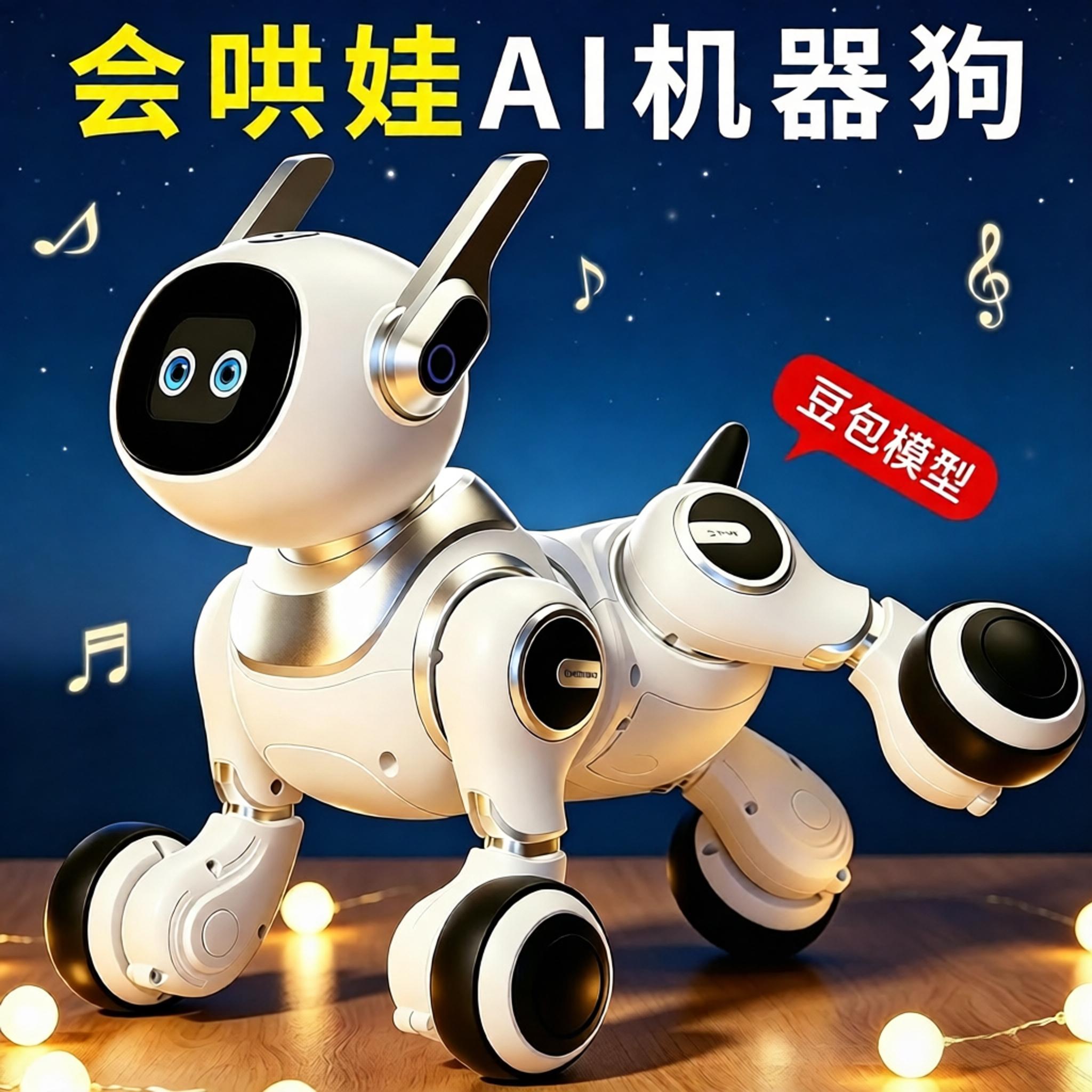 儿童玩具男孩生日礼物ai智能机器狗2026新款宝宝周岁男宝3岁到1一