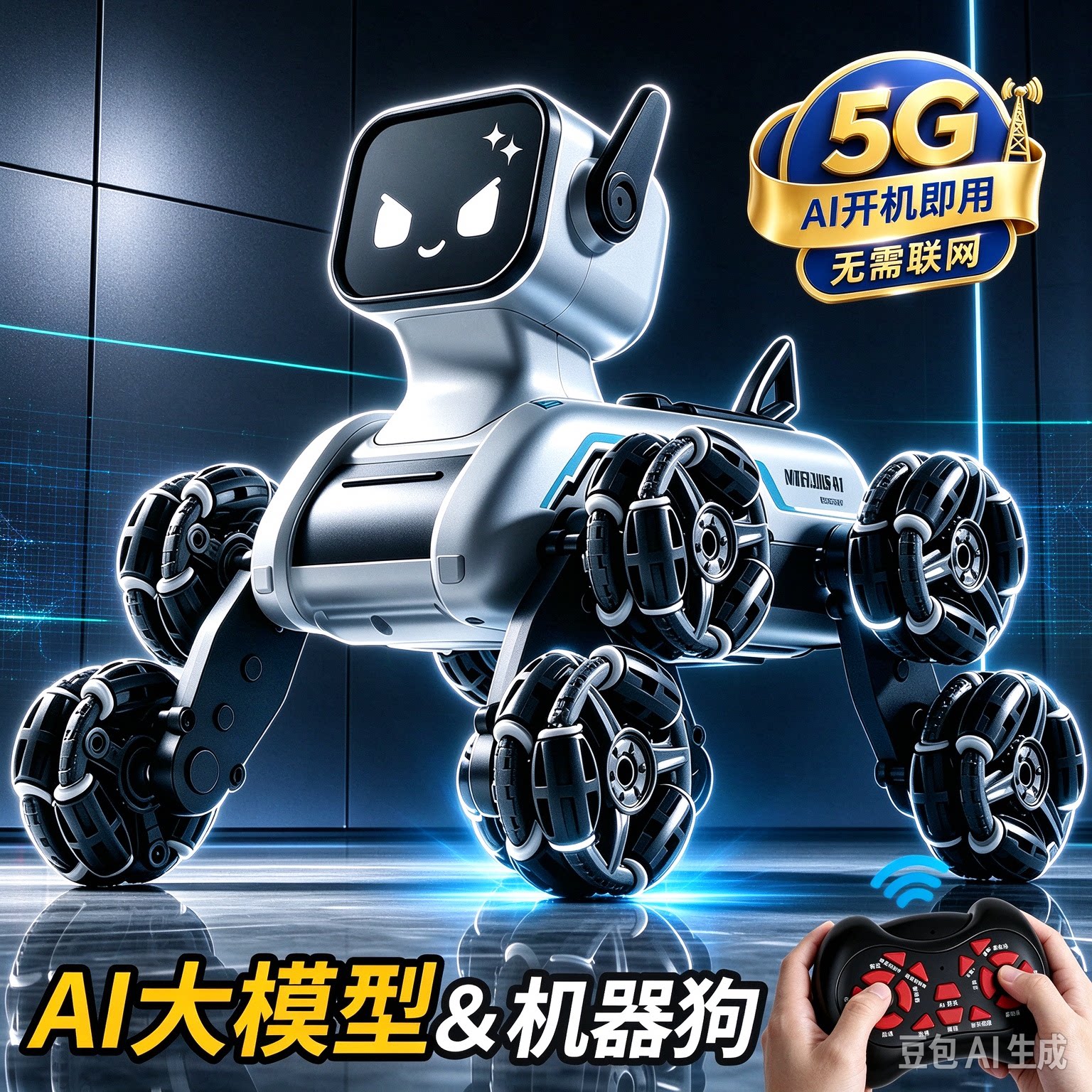 ai人工智能机器狗2026新款对话机械狗遥控电子机器人儿童玩具男孩