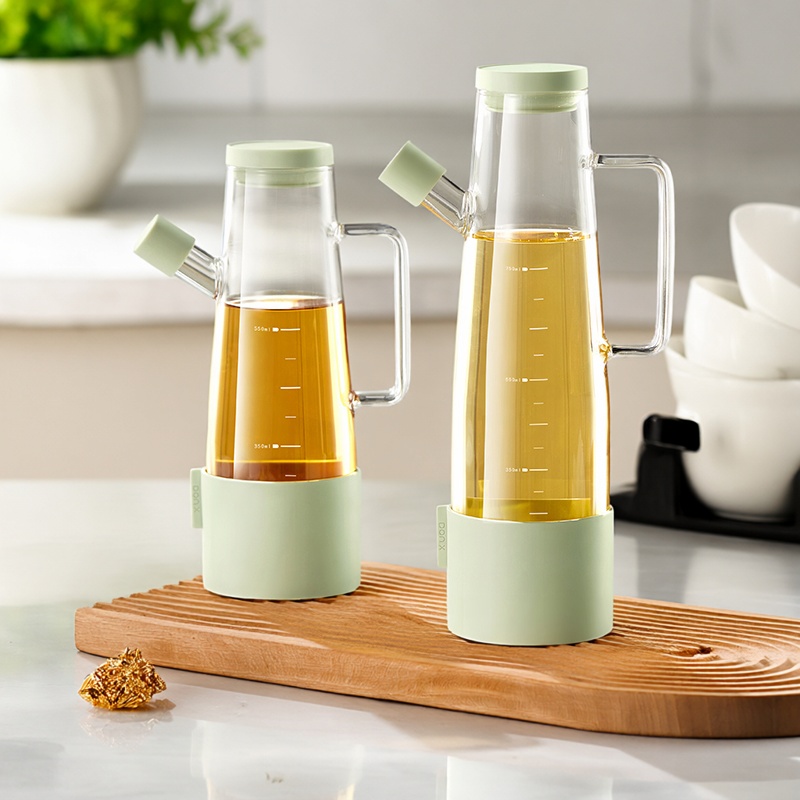 家用厨房高硼硅玻璃油壶耐高温