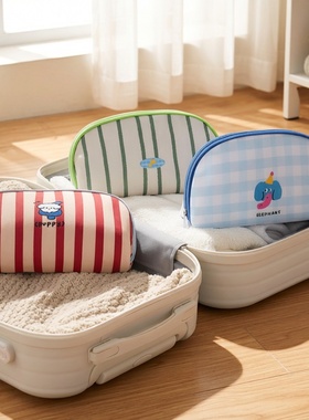 旅行内衣收纳包大容量卡通出差文胸杂物收纳袋便携防水洗漱整理包