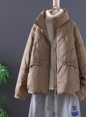 保暖羽绒棉服外套减龄轻薄棉衣