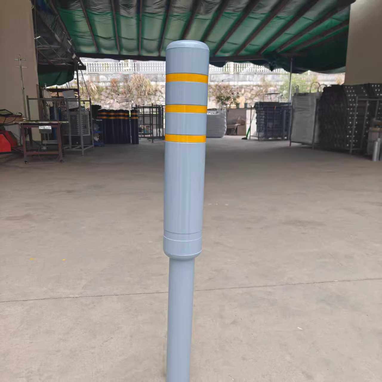 新国标灰色道路警示柱铁立柱镀锌管反光立柱防撞柱钢管隔离桩护,五金/工具,警示分道体/反光分道标,淘宝优惠券,粉丝福利购,淘宝优惠卷