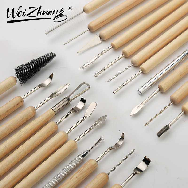 11件套金属工具陶泥雕刻刀不锈钢粘土制作七本针花刀diy木质,五金/工具,雕刻刀,淘宝优惠券,粉丝福利购,淘宝优惠卷