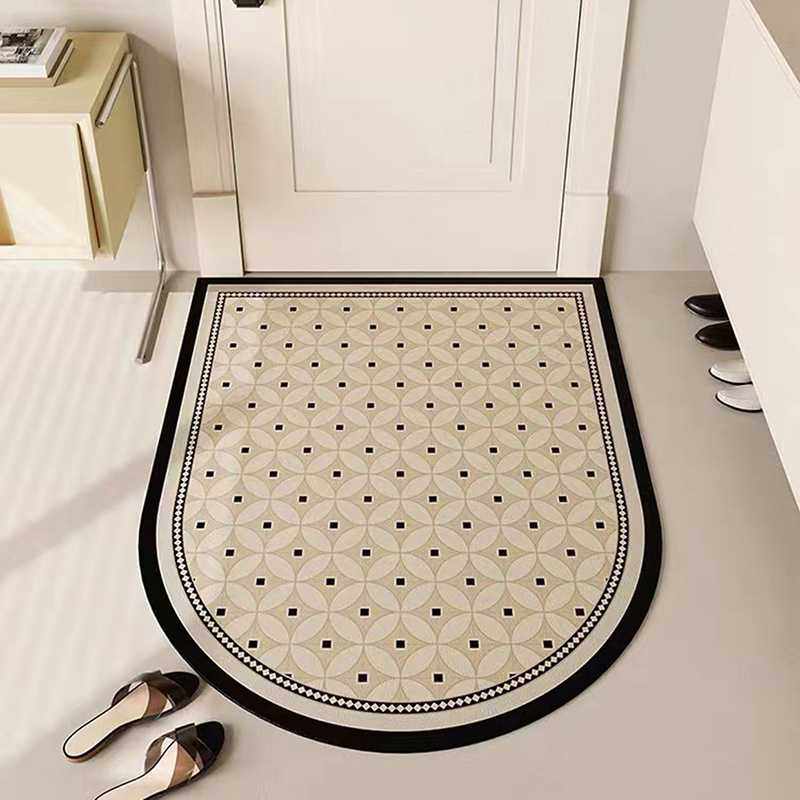 美式复古风入户门地垫可擦洗剪裁门垫进门厨房防水防油防滑地垫,居家布艺,厨房地垫,淘宝优惠券,粉丝福利购,淘宝优惠卷