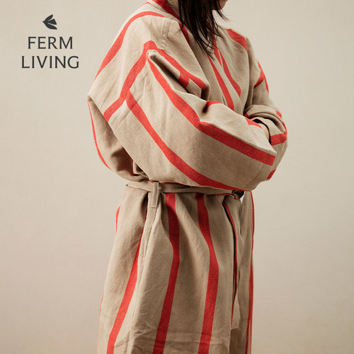 丹麦FermLiving家居服睡袍