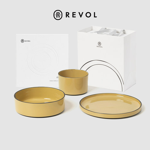 Revol陶瓷碗盘子套装一人食