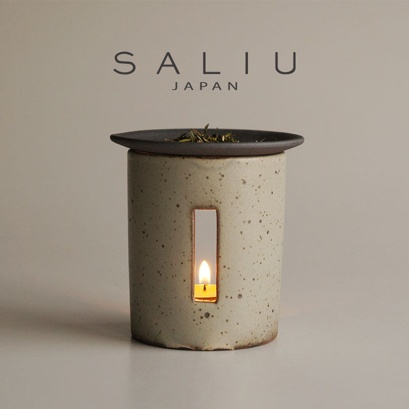 日本saliu手工陶瓷精油香薰炉烛台 烤茶香炉茶道摆件 粉引和铁釉,家居饰品,香薰炉,淘宝优惠券,粉丝福利购,淘宝优惠卷