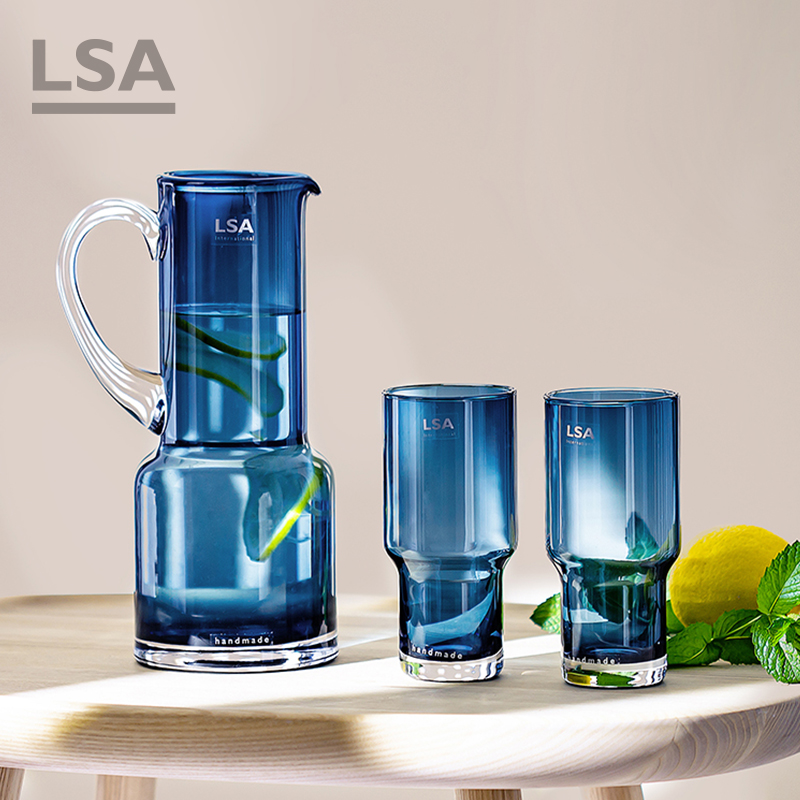 水杯水壶套装莫兰迪色水具