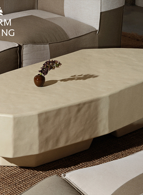 丹麦Ferm Living Staffa客厅茶几北欧边几侘寂风咖啡桌凳子装饰墩