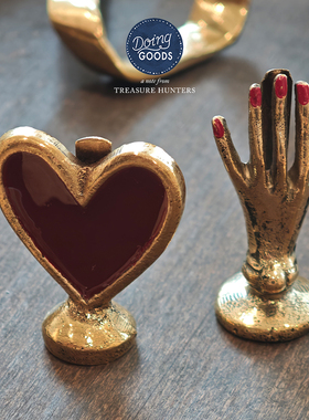 荷兰Doing Goods黄铜桌牌夹子桌面立牌卡片夹便签夹子名片展示架