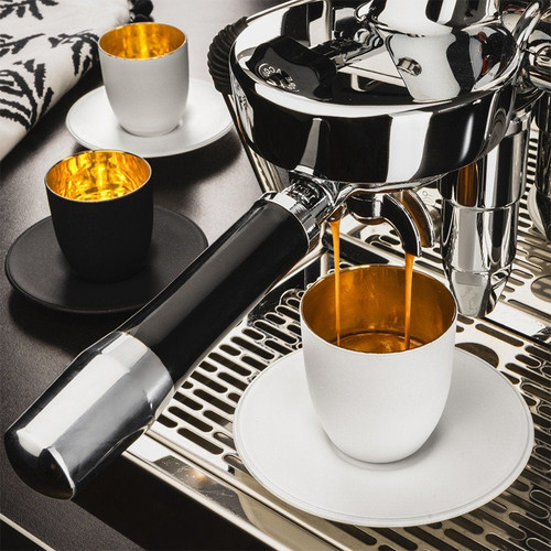 玻璃咖啡杯碟套装拿铁意式浓缩杯