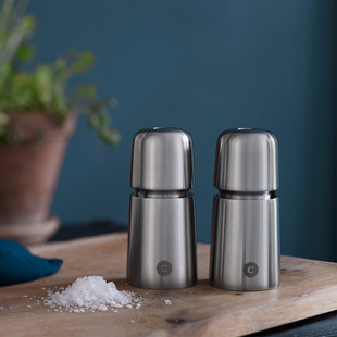 丹麦CrushGrind白胡椒研磨器现磨黑胡椒粒手动海盐花椒粉研磨瓶