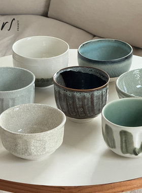 法国进口Jars Dashi不规则陶瓷高汤碗家用米饭碗拉面碗摆盘陶瓷勺