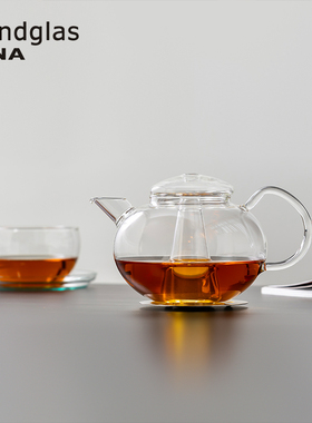 德国Trendglas Jena 高硼硅玻璃茶壶茶杯家用泡茶壶保温蜡烛底座