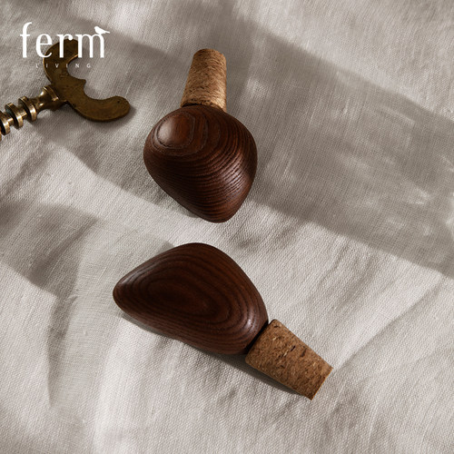 丹麦FermLiving白蜡木红酒瓶塞