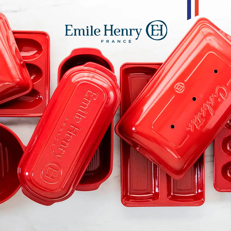 法国Emile Henry椭圆陶瓷面包烤模带盖 吐司模具家用烤箱烘焙器具,厨房/烹饪用具,烘焙模具,淘宝优惠券,粉丝福利购,淘宝优惠卷