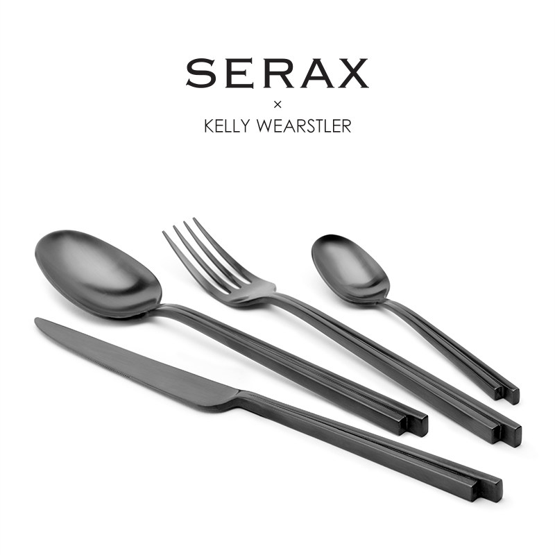 比利时进口Serax不锈钢西餐餐具刀叉勺套装家用牛排刀甜品勺叉子