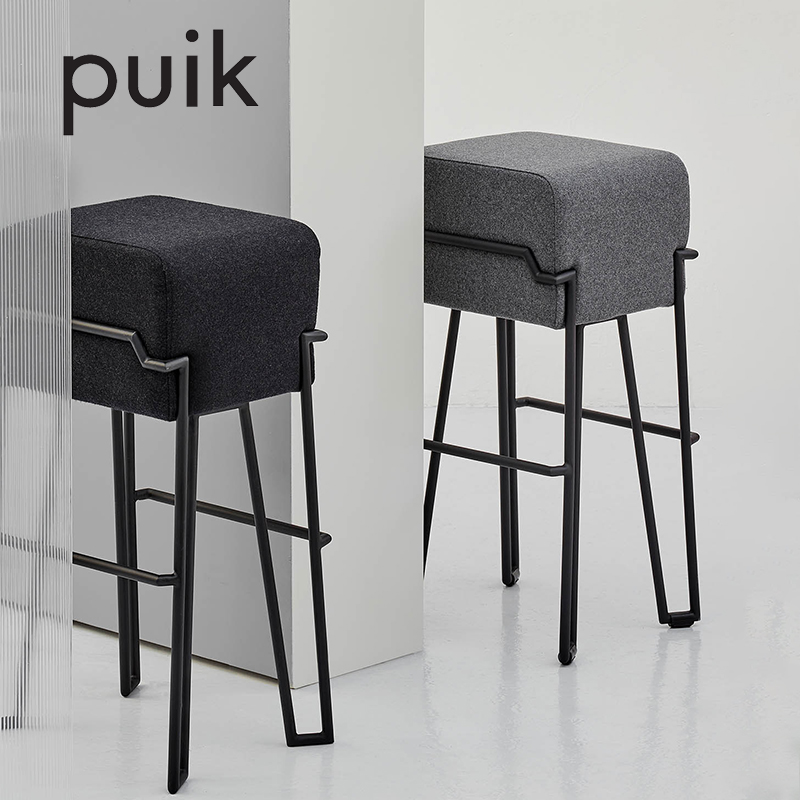 吧台凳puik轻奢北欧客厅矮凳