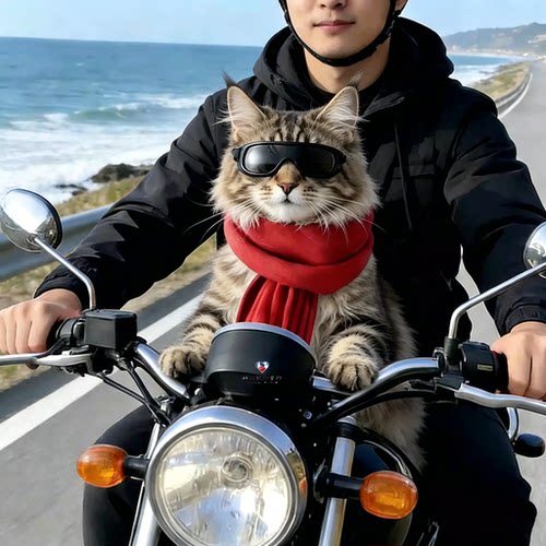 猫咪专用眼镜猫墨镜宠物护目镜小猫骑行防风镜缅因猫帅气拍摄道具