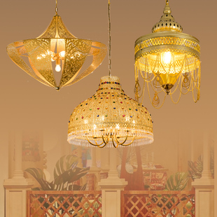 新疆异域风格 土耳其复古蒙古包餐厅民宿波西米亚灯 吊灯东南亚泰式