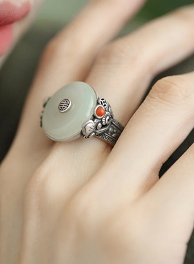 中国宫廷风气质个性开口可调节