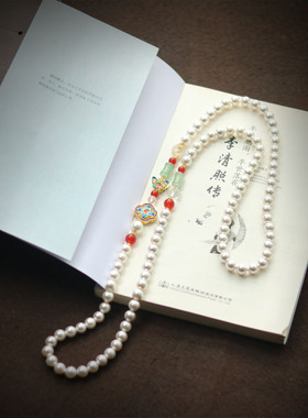 红依无施家珍珠项链女款式