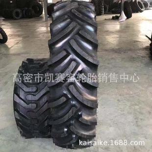 厂家供应 玉米联合收割机 拖拉机轮胎15.5 38人字花纹