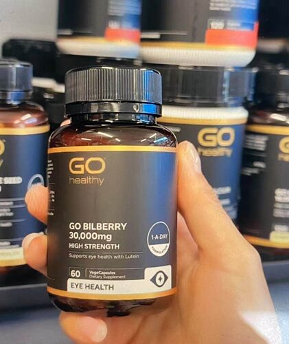 【护眼】Go Healthy高之源高浓度蓝莓护眼胶囊保护视力60粒*2瓶