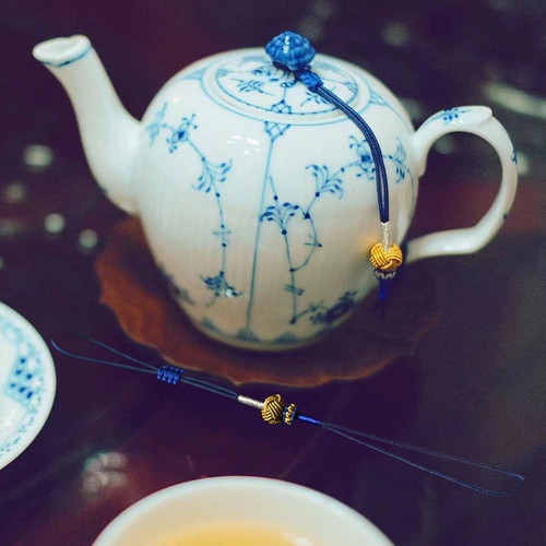 新款茶具壶绳配件原创绳子编织