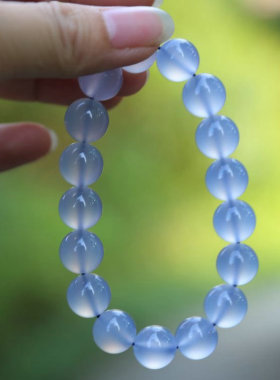 男女款海洋蓝玉髓玛瑙手链