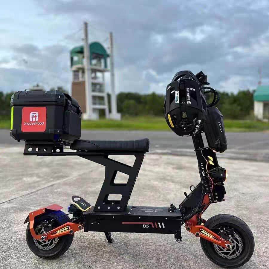 RETUOL润途12寸两轮电动滑板车双驱越野高速成人代步车一卡启动