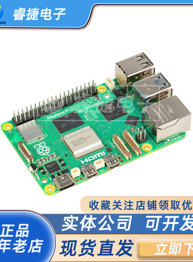 树莓派5代RaspberryPi 5B 4GB/8GB 单板计算机 SC1112现货